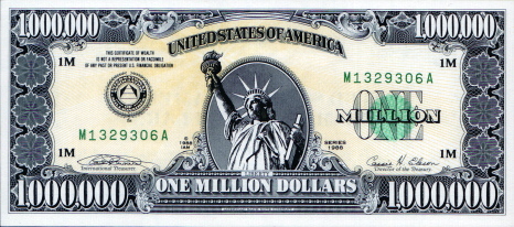 a million dollar bill